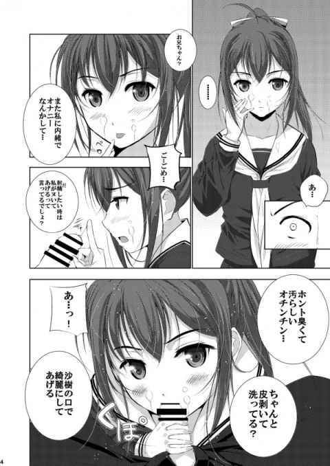 勝気な双子の妹のオナニー見たら「私のマンコで童貞捨てさせてあげる・・」と上から目線で誘われてＭ男兄歓喜ｗb