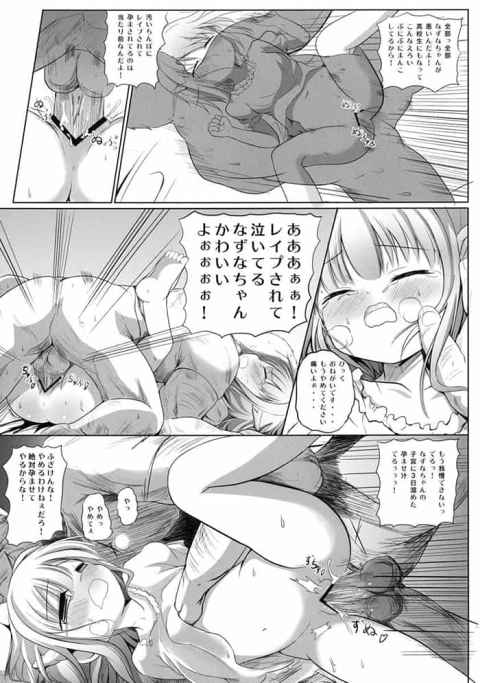 就寝中のなずなちゃんが、夜中侵入してきた変態オヤジに襲われる！目を醒ますモノのお構いなしにアヘ顔凌辱c