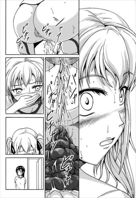 【エロ漫画】夏だ！野グソだ！スカトロだ！少女達の排泄事情をウォッチング！７発目c