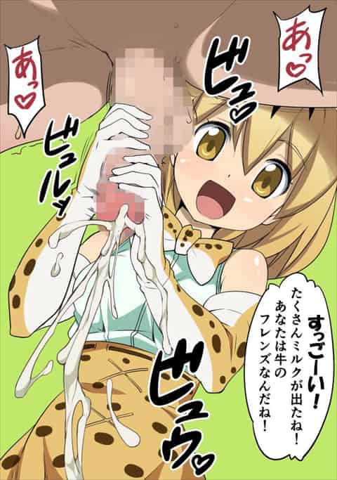 キミは手淫がとくいなフレンズなんだね!すごーい!たーのしー!2発目c
